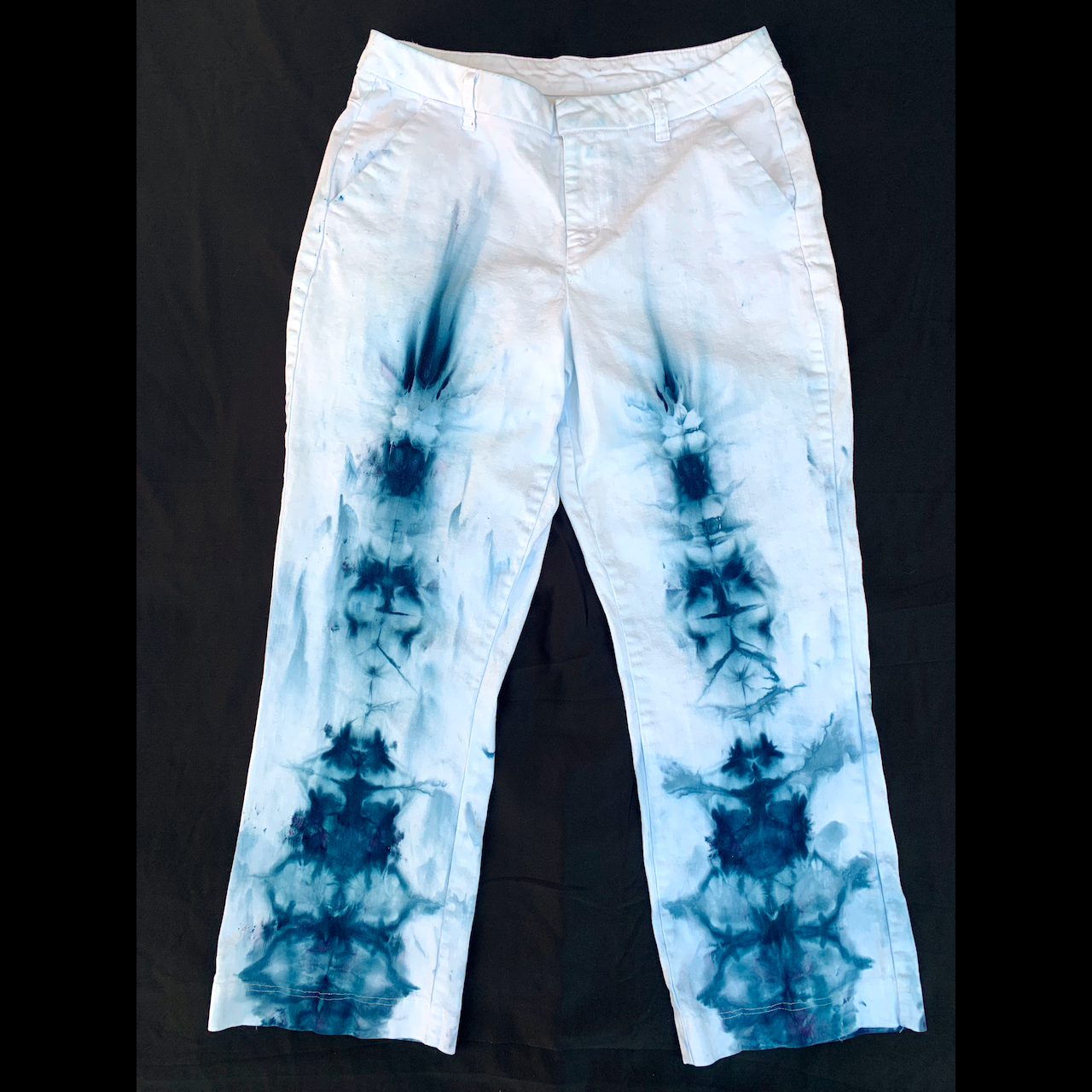 Indigo Rorschach | Pants | 32” waist