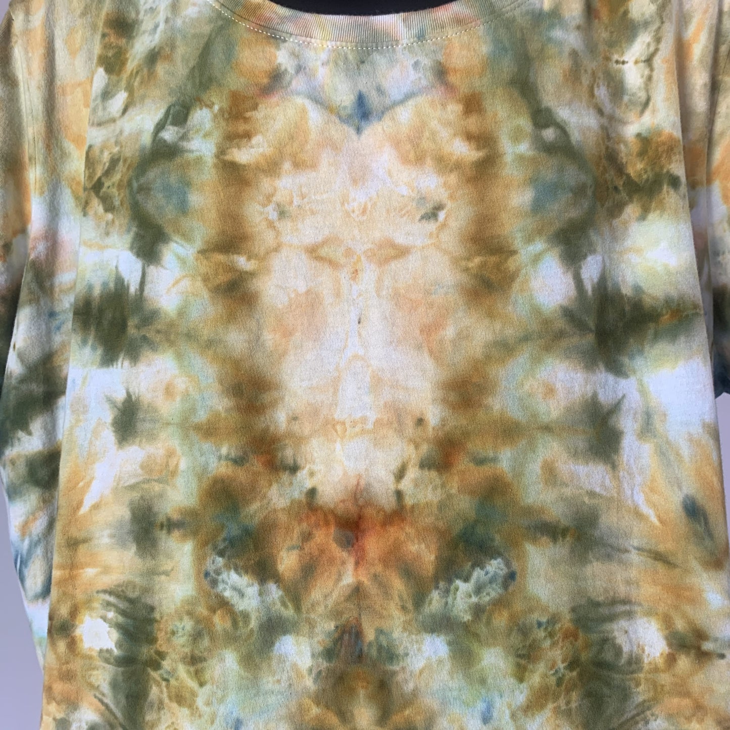 Golden Fractal Forest Spirit | T-shirt | 54" chest