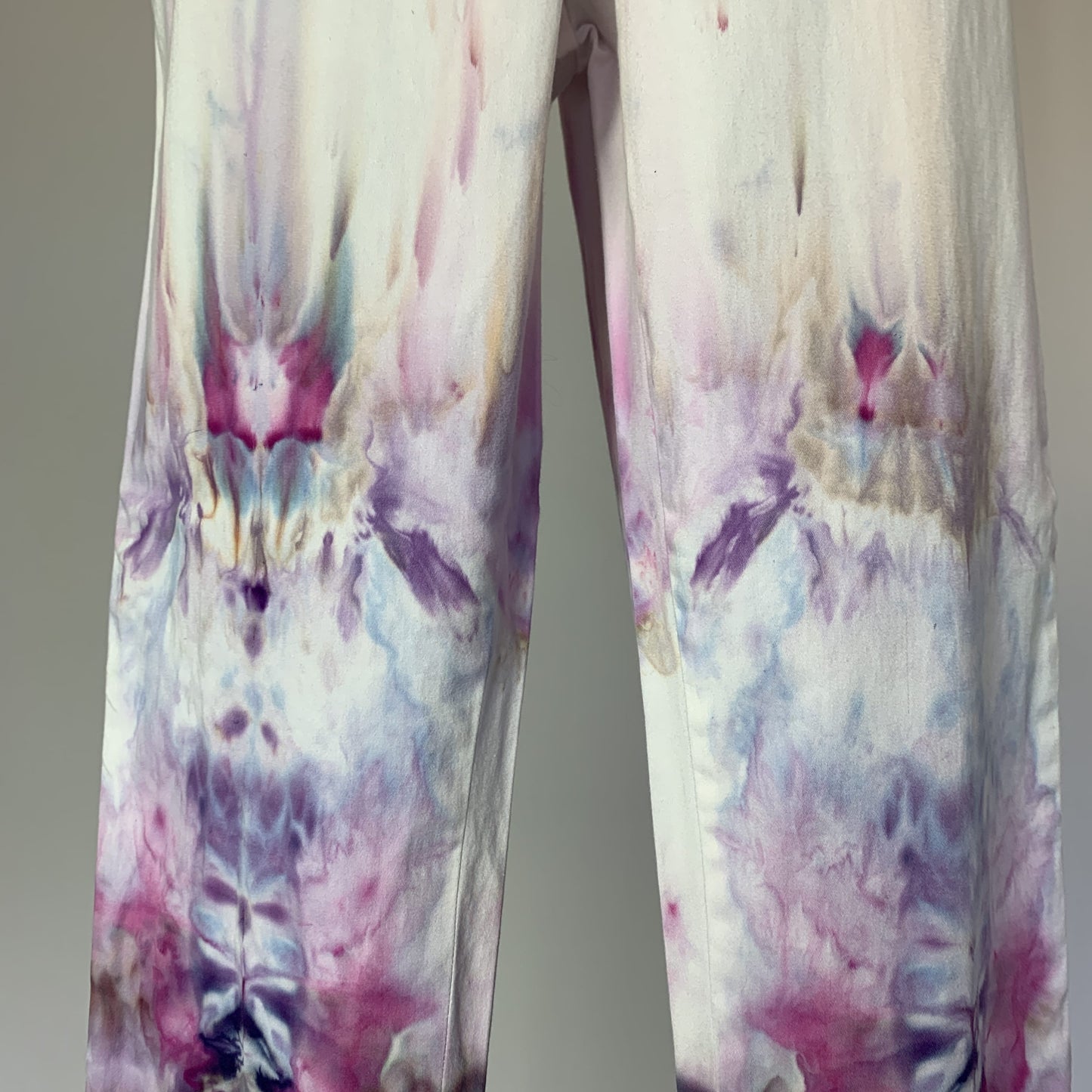 Magenta Fractals | Skinny leg pants | 33” waist