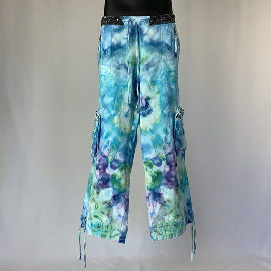 Technicolor Bohemian | Cargo pants | max 42” waist