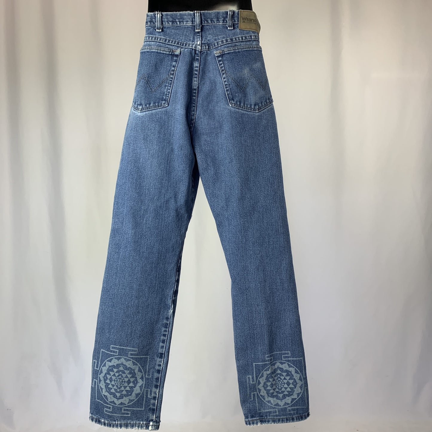 Long Ornate Filigree and Sri Yantra | Jeans | 34” waist