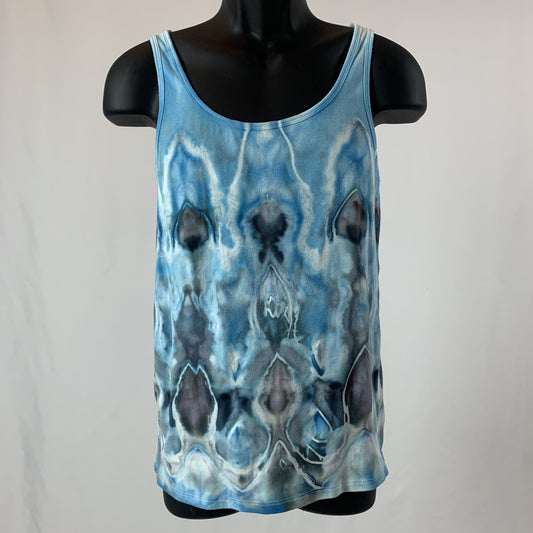 Black and Blue Ice | Tank top t-Shirt | 32+" chest
