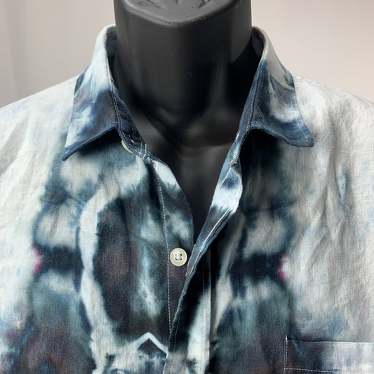 Black and Gray Cross | Shirt | 46" chest