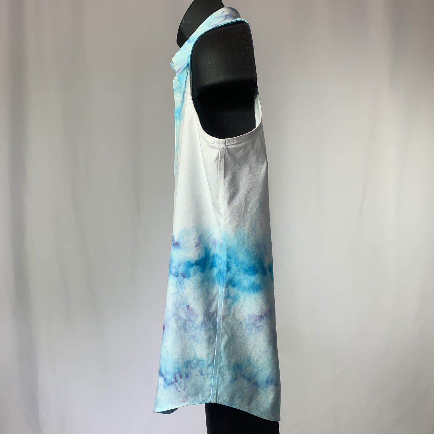 Blue and Purple Watercolor Fantasy | Shirt | 41" chest