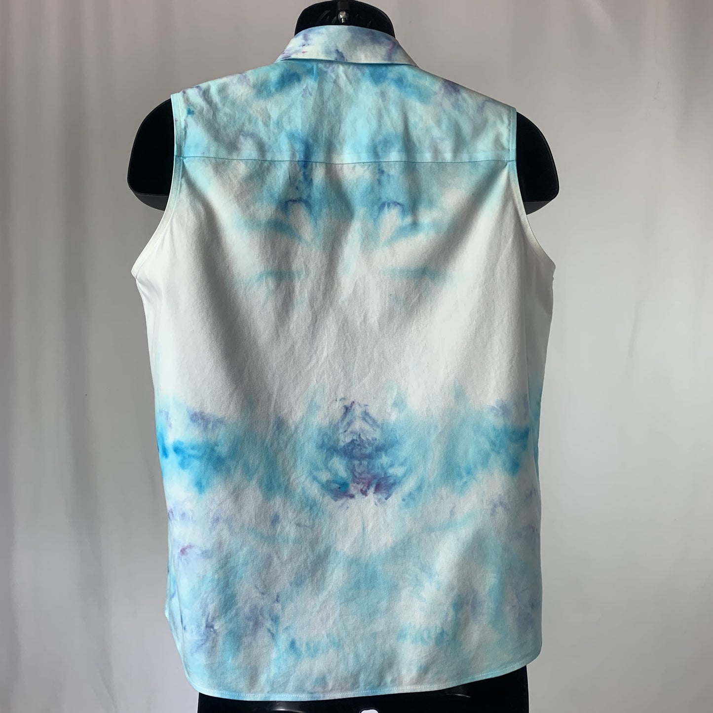 Blue and Purple Watercolor Fantasy | Shirt | 41" chest