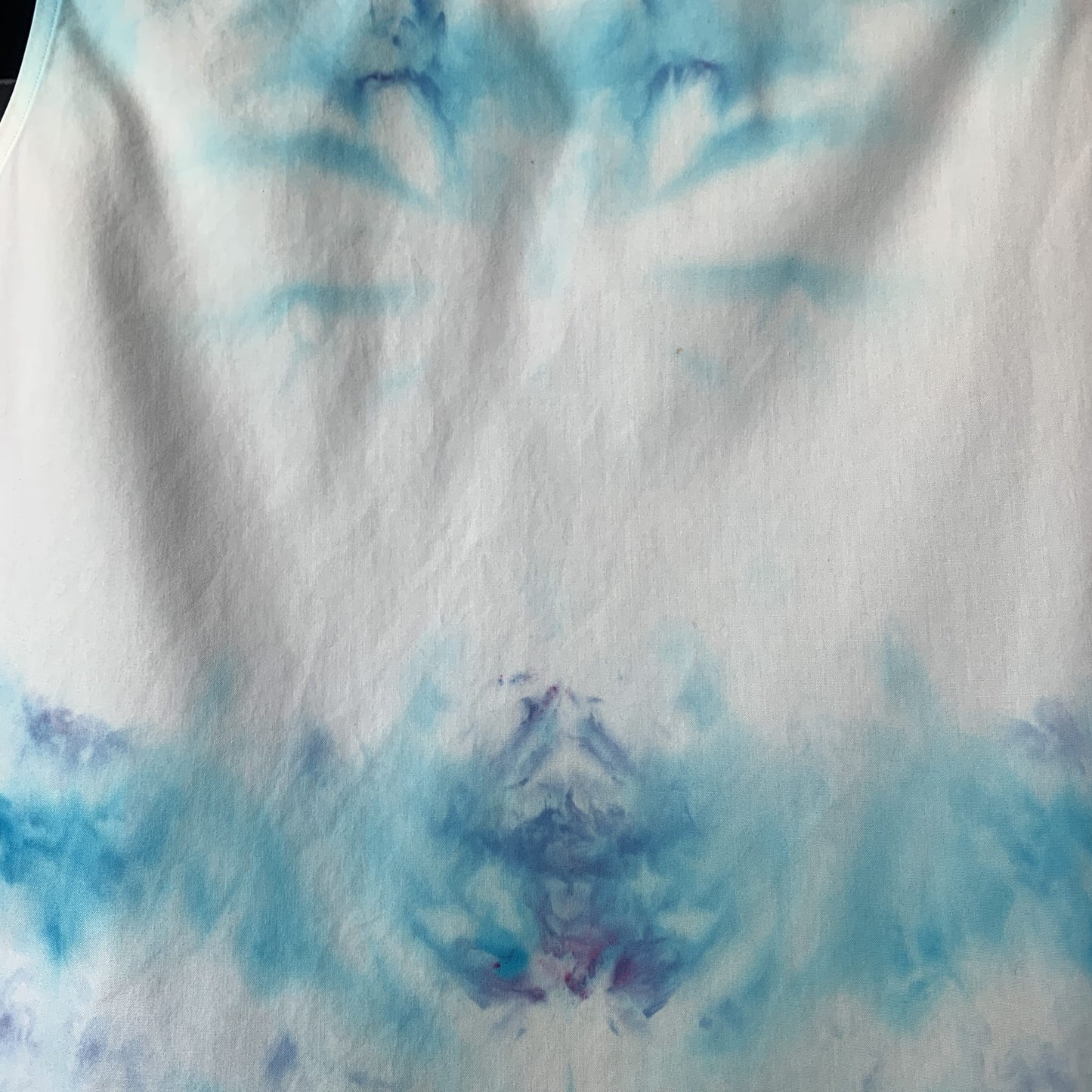 Blue and Purple Watercolor Fantasy | Shirt | 41" chest