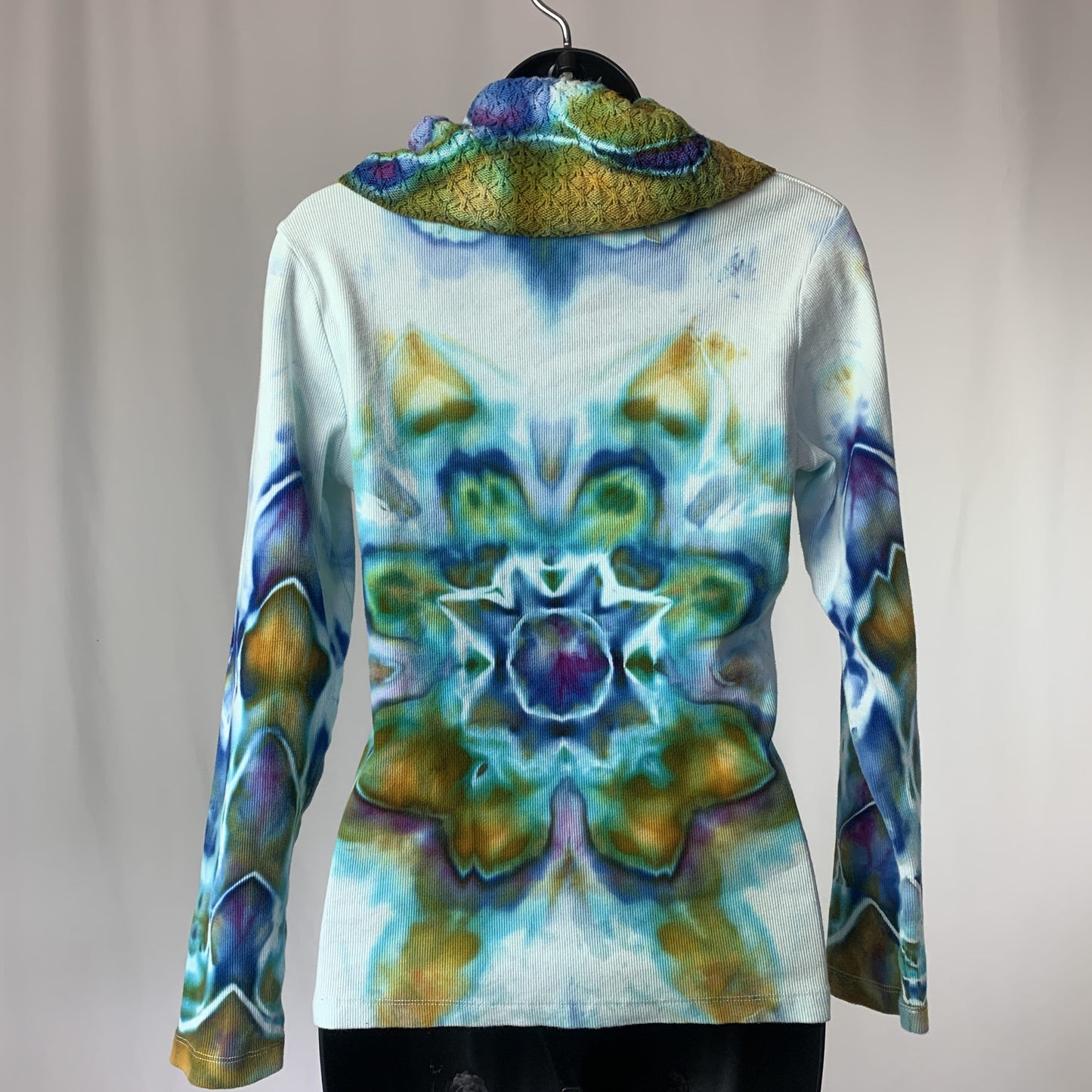 Electric Blue Star Mandala | Shirt | 36" chest