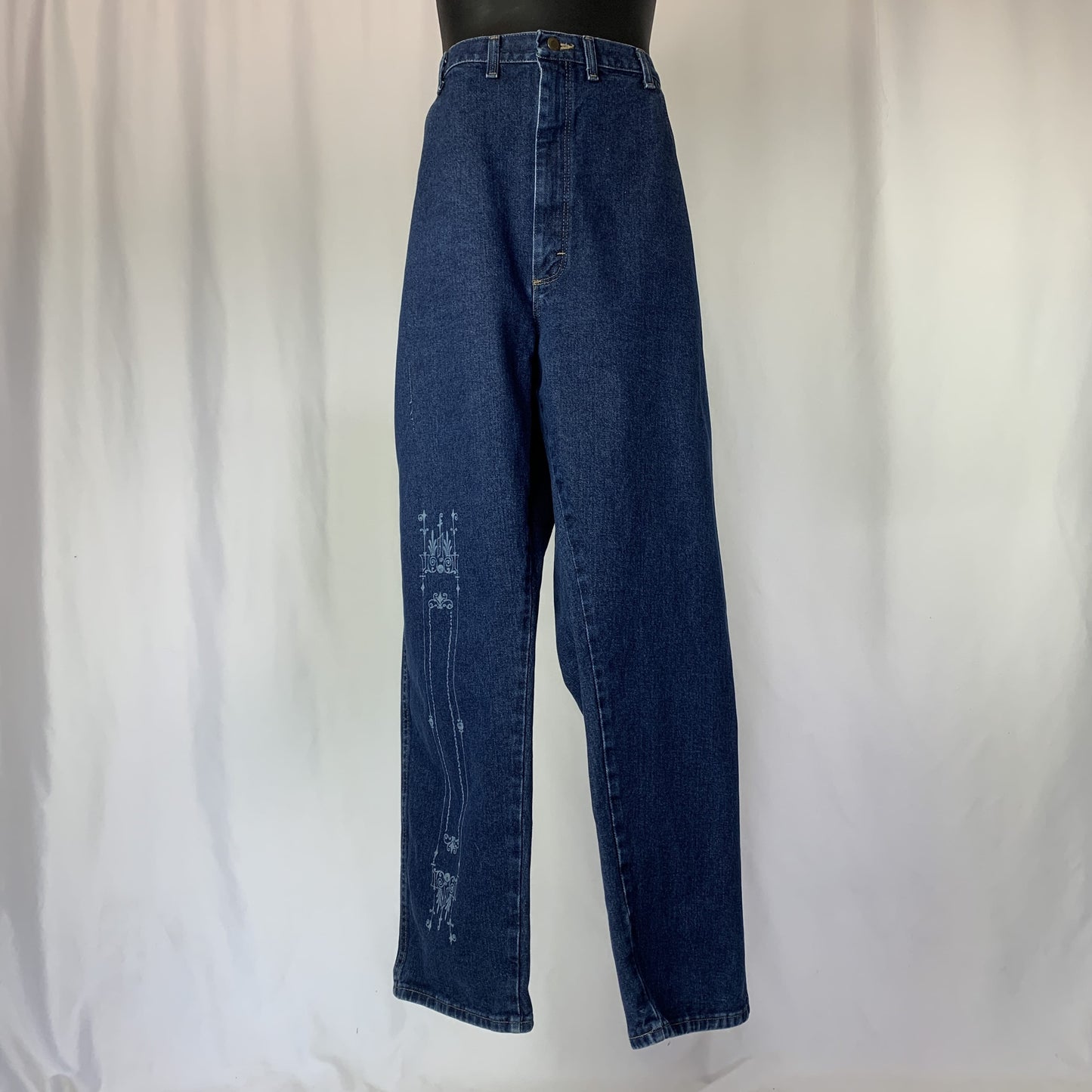 Long Filigree | Jeans | 46” waist