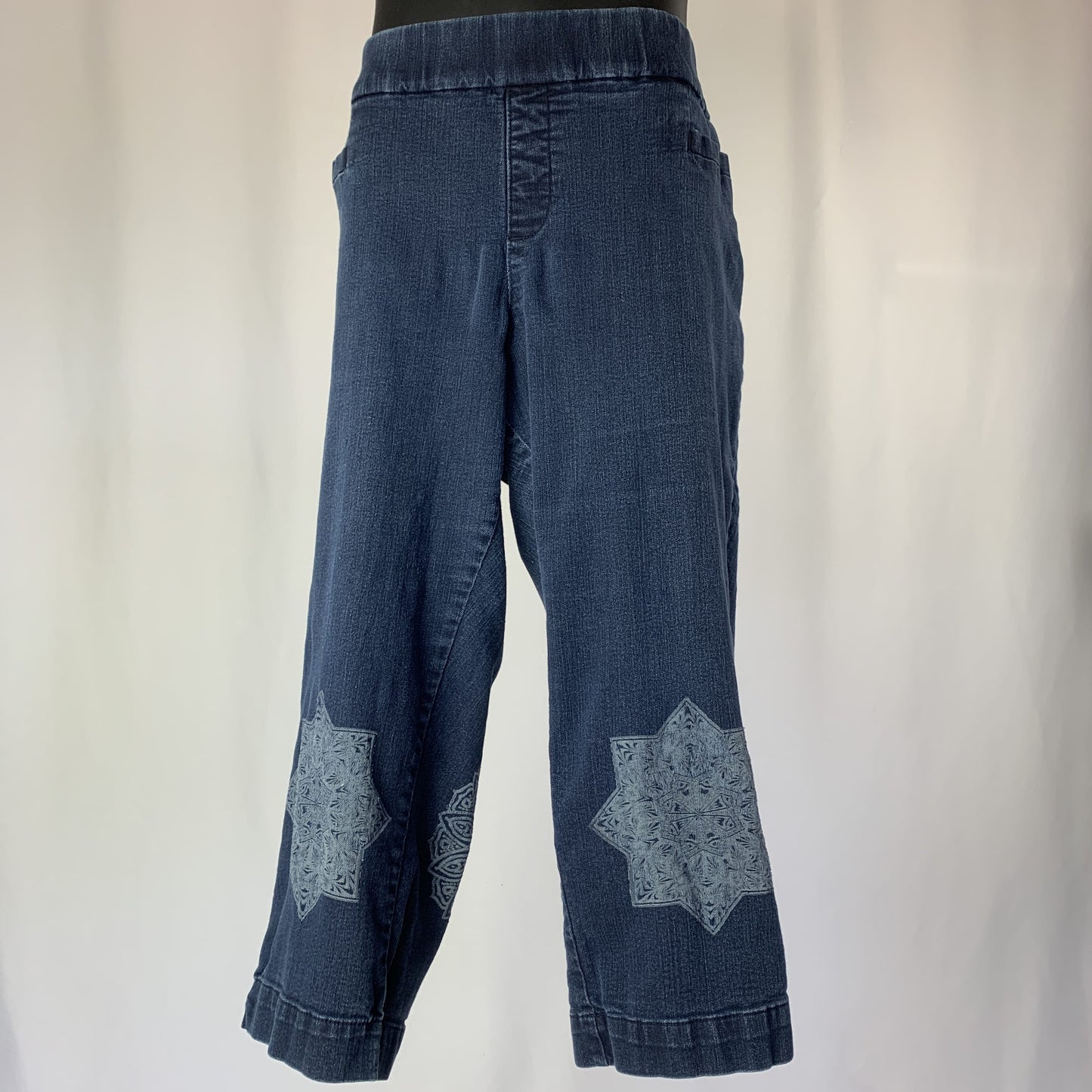 Star and Flower Mandalas | Jeans | 38” waist