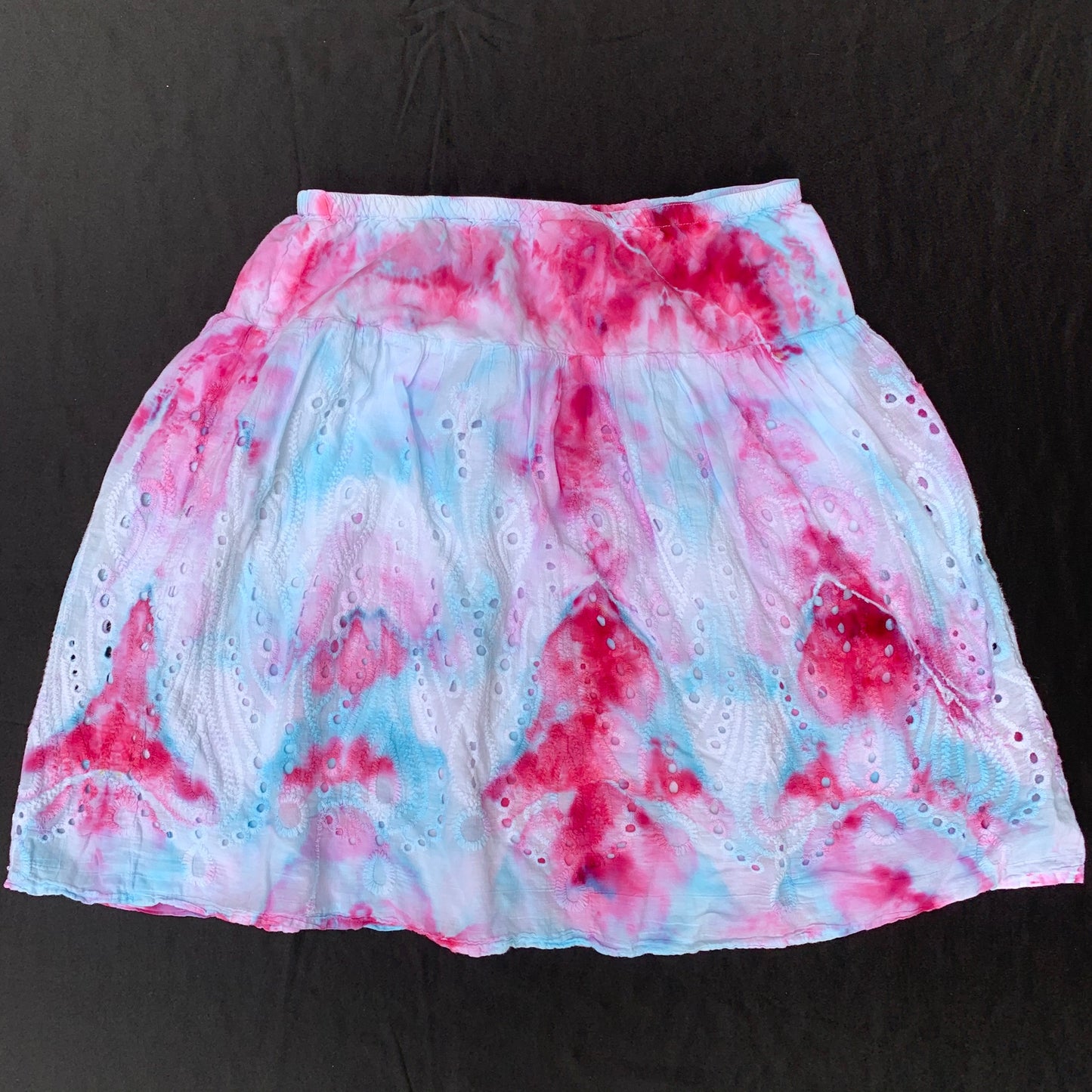 Pink and Blue Pastel Fantasy | Skirt | 28-38” waist