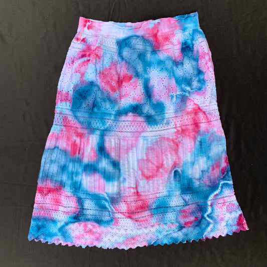 Pink and Blue Royalty | Skirt | 26-32” waist